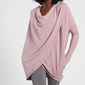 athlete purana wrap sweatshirt
